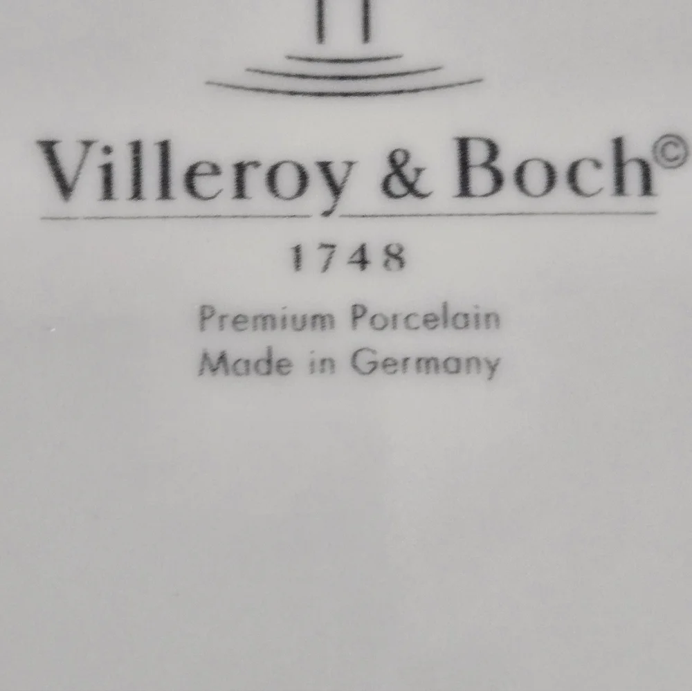 Villerroy & Boch Cake Plate Appetizer Platter Wedding Church Scene - Picture 4 of 7